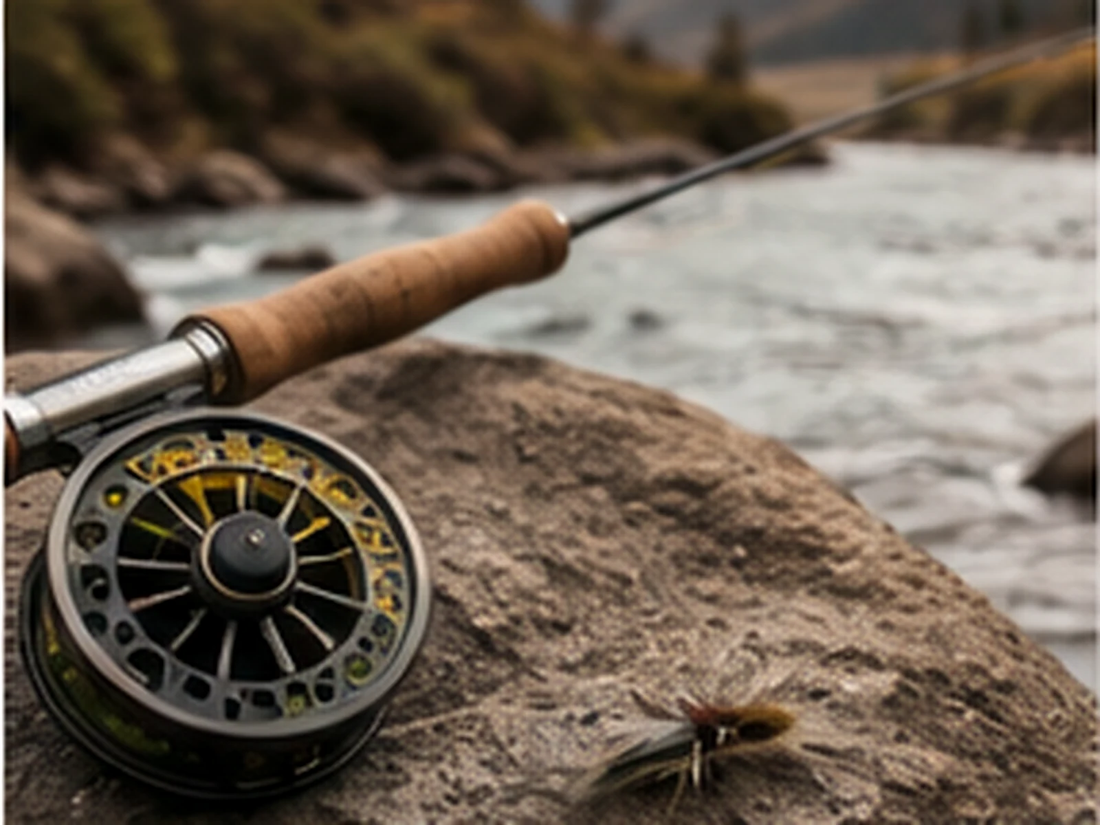 Equipo de pesca con mosca